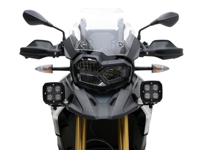 Supporto faretti DENALI montato sulla BMW F 850 GS