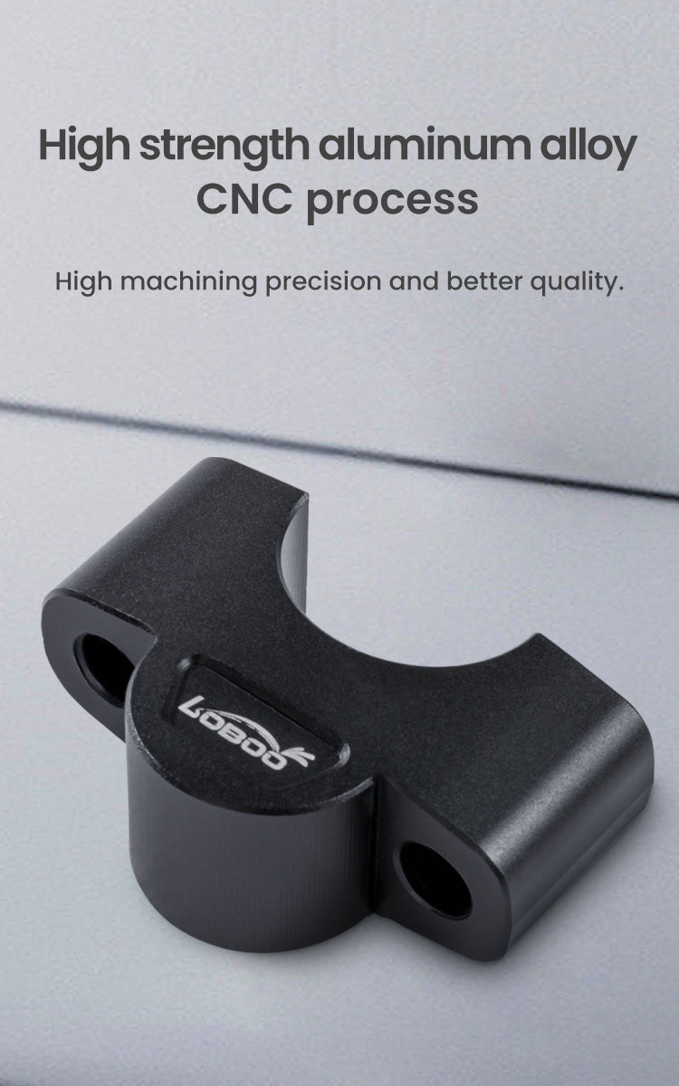 High-strength aluminum, CNC-machined