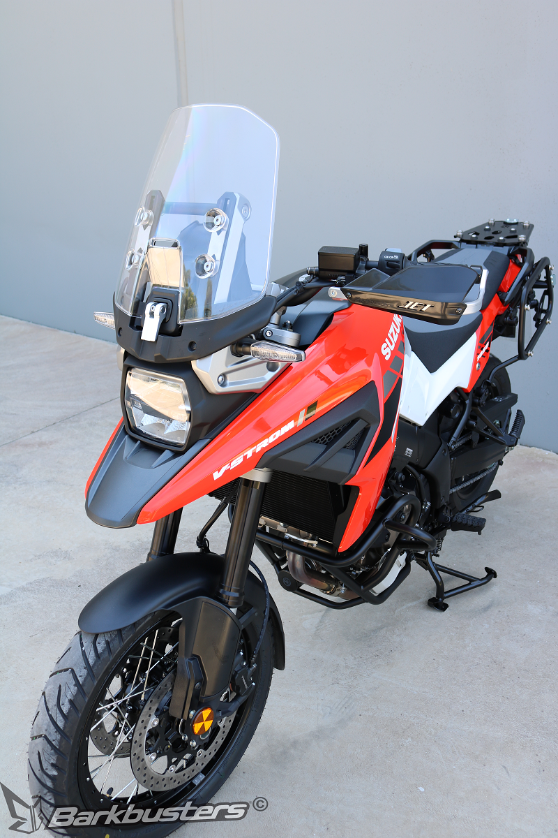 Kit BHG-086 con plastiche JET nere su Suzuki DL1050XT V-Strom