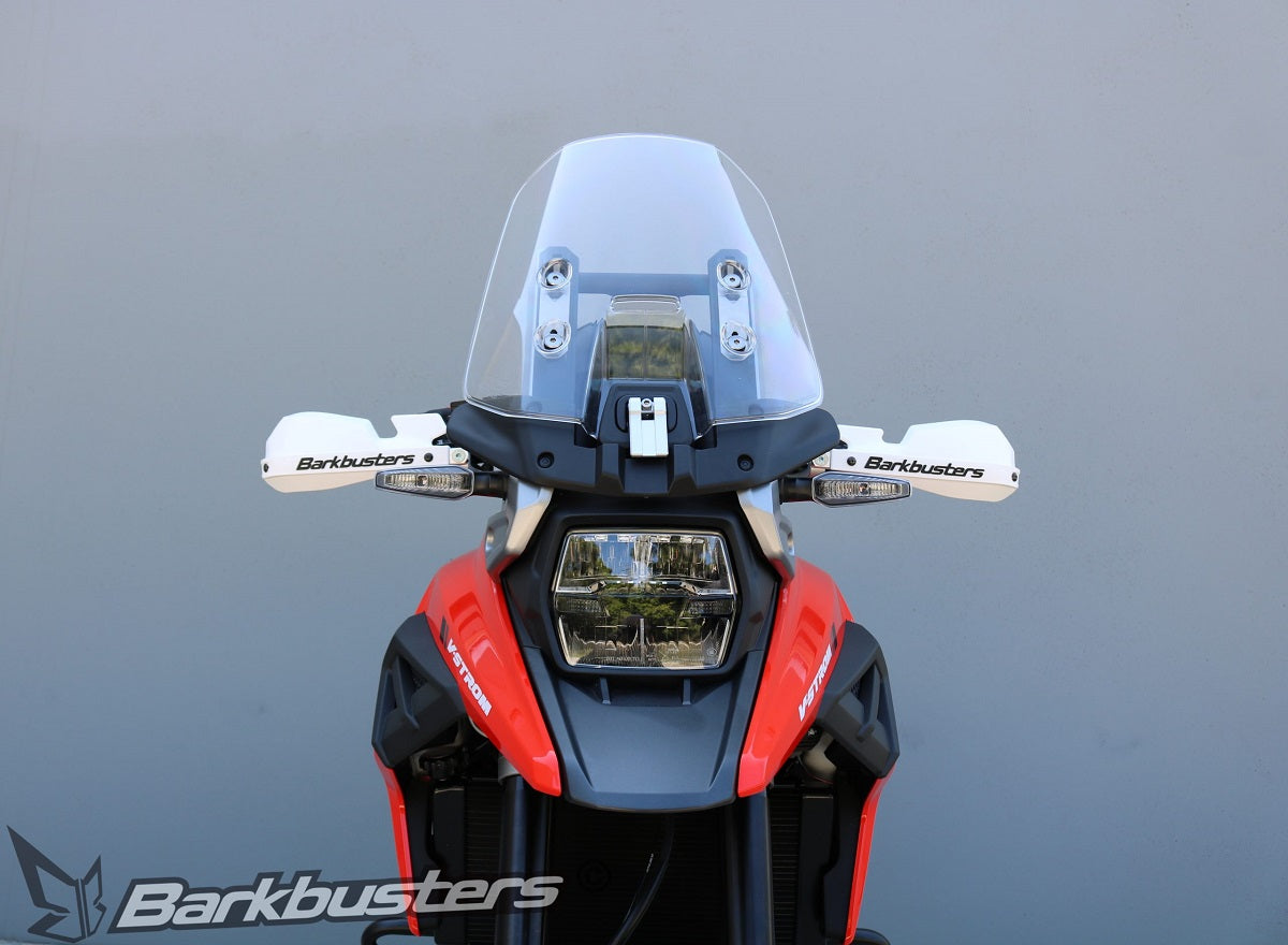Kit BHG-086 con plastiche VPS bianche su Suzuki DL1050XT V-Strom