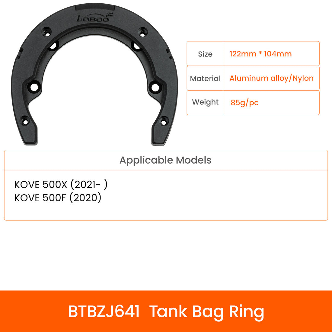 Anello serbatoio LOBOO BTBZJ641 per KOVE 500X e 500F
