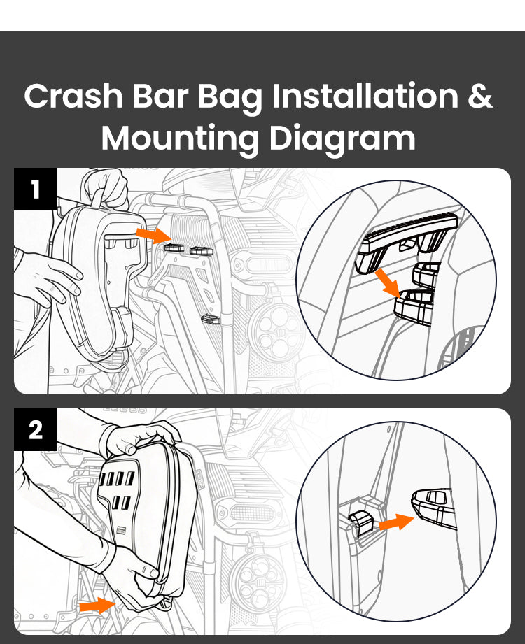 Two steps, no tools required