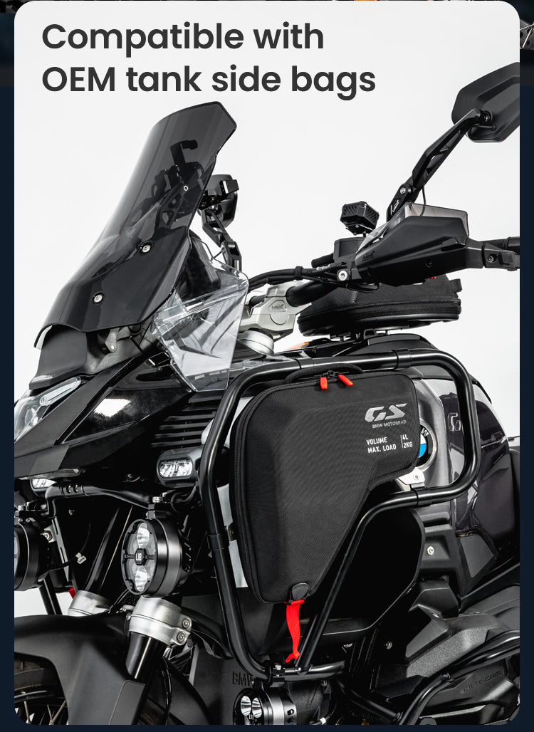 Continua a usare le borse serbatoio originali BMW