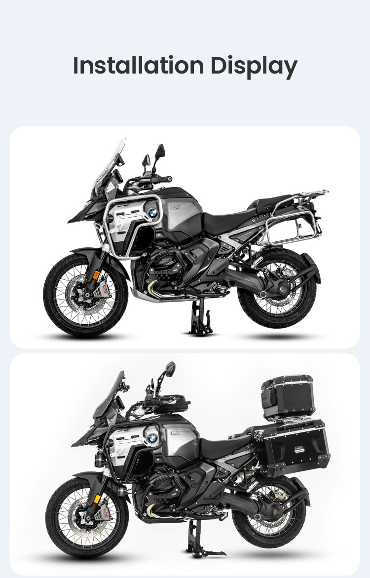 Guarda come sta montato sulla R 1300 GS Adventure