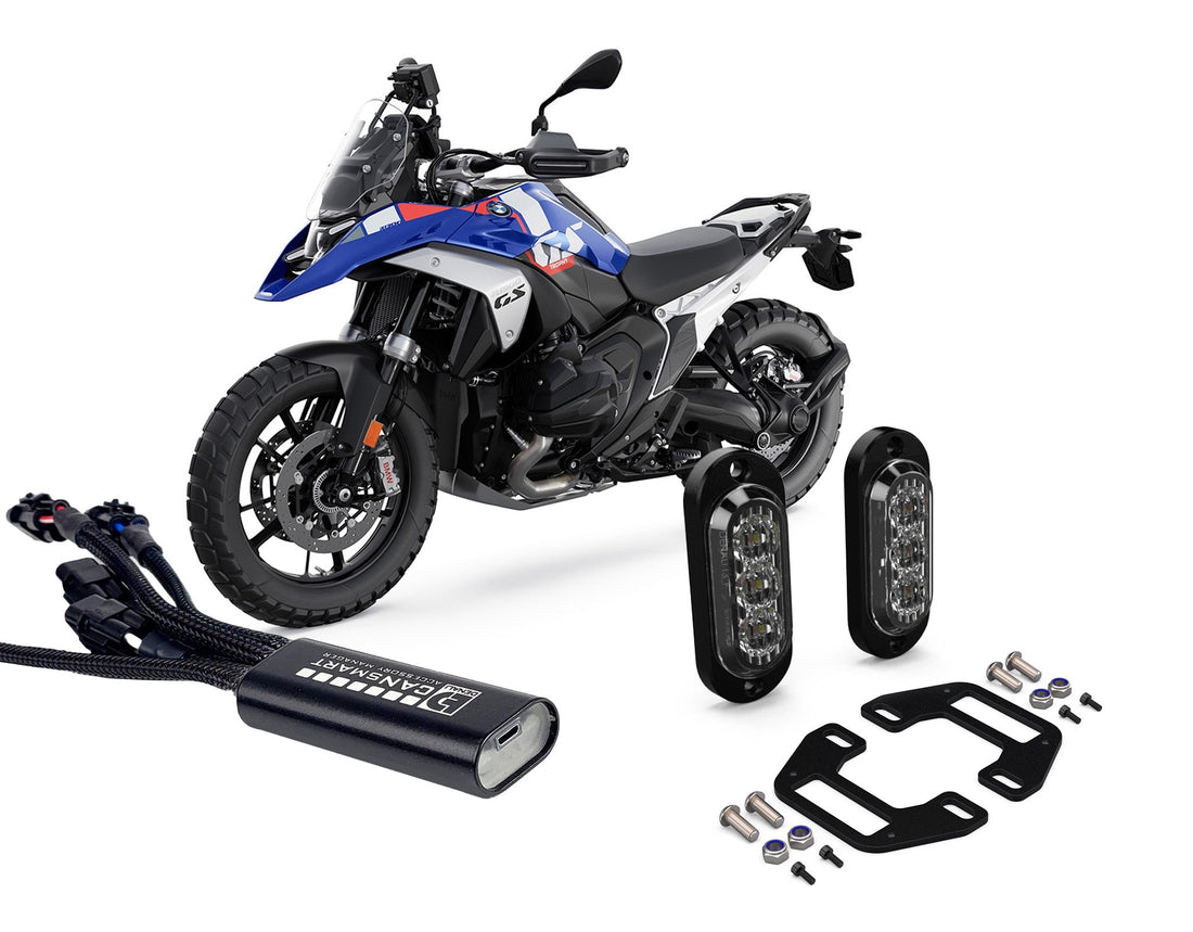 Kit visibilità DENALI DNL07KIT006 con indicatori T3 e centralina CANsmart per BMW R 1300 GS