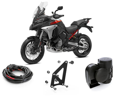Kit clacson DENALI SoundBomb con staffa e cablaggio per Ducati Multistrada V4