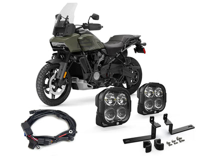 Kit DENALI DNL23KIT007 con due faretti DL4 e staffa per Harley-Davidson Pan America 1250