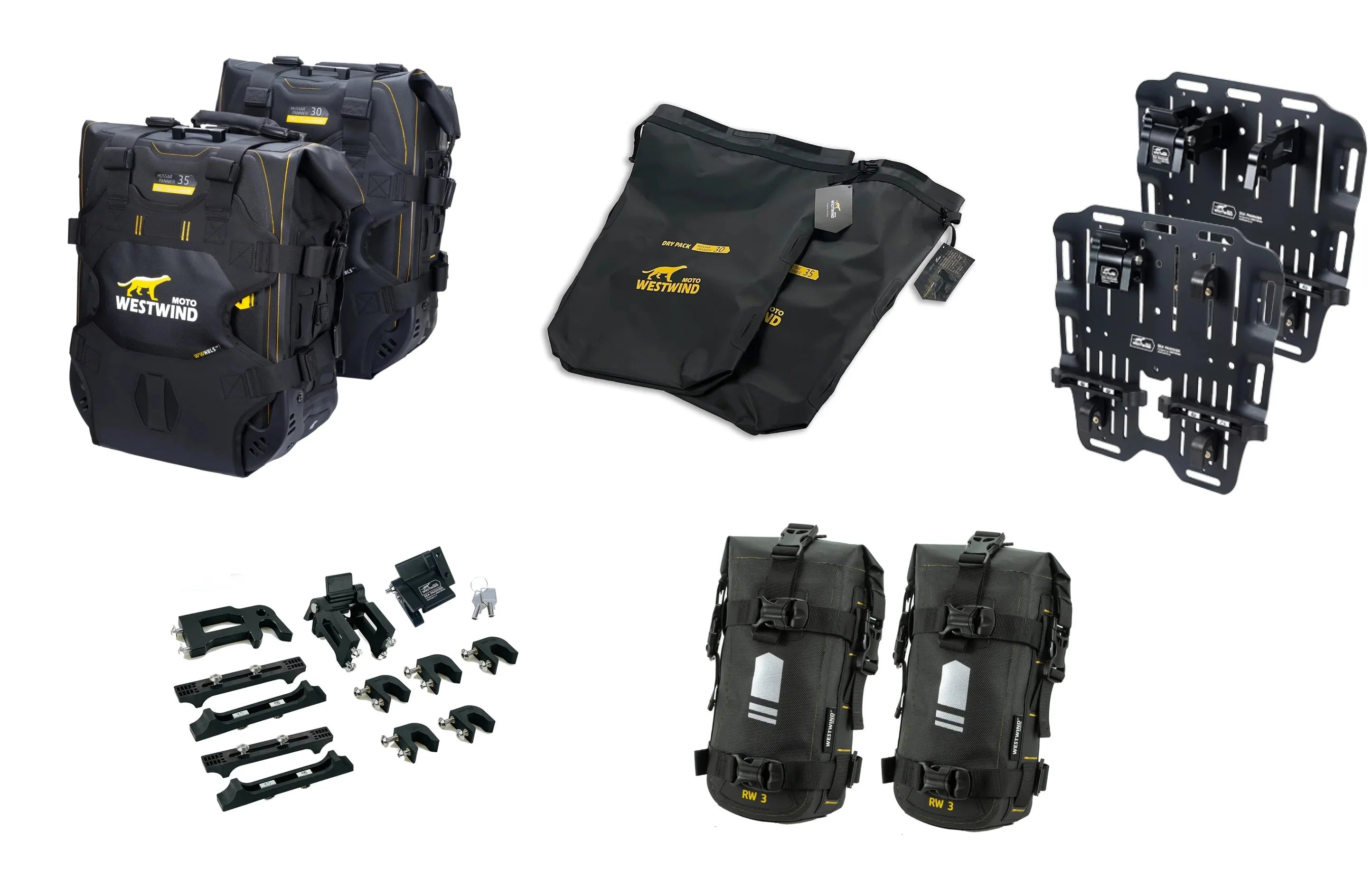 Hussar Panniers Set