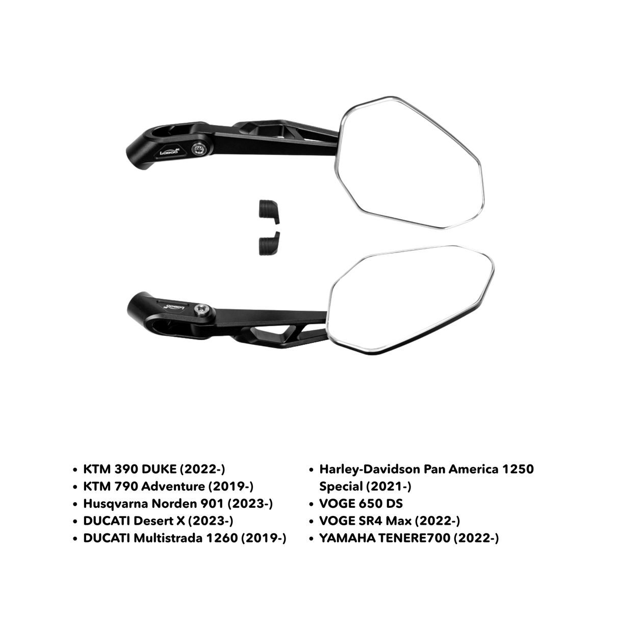 Specchietti Retrovisori Moto RM02 Loboo