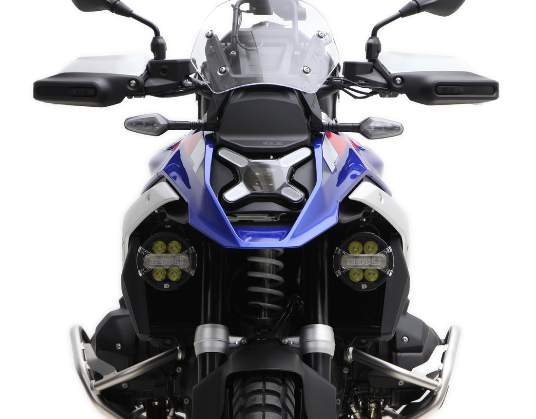 Staffe in acciaio verniciato a polvere del supporto faretti DENALI per R 1300 GS