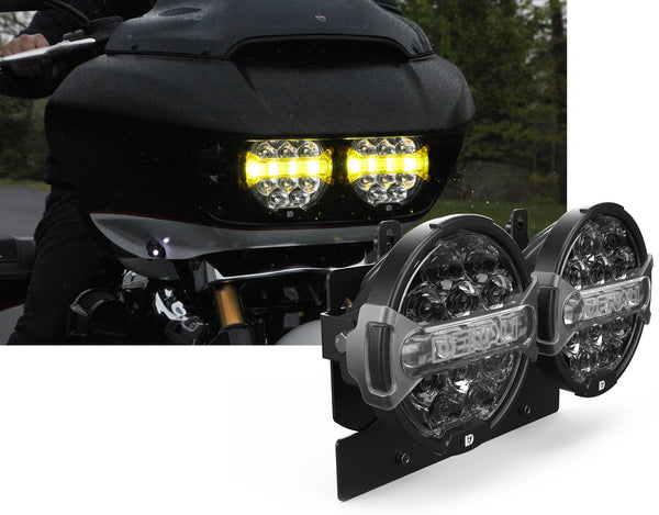 Kit fari D14 Destroyer per Harley-Davidson Road Glide