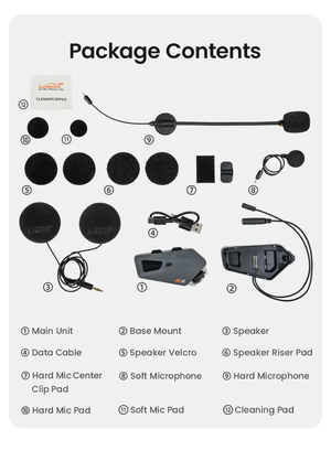 Vivavoce Casco Moto LOBOO R1X – Bluetooth 5.3