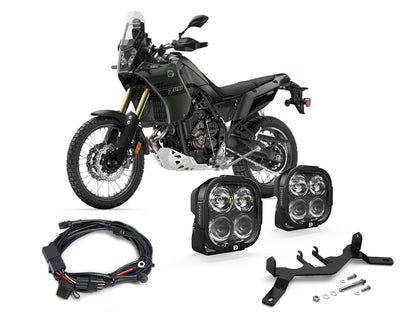 Kit faretti DL4 con cablaggio e supporto DENALI per Yamaha Ténéré 700