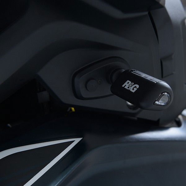 Adattatori per minifrecce anteriori per BMW F 750/850GS - uso con minifrecce (minifrecce non incluse) - ENDURRAD