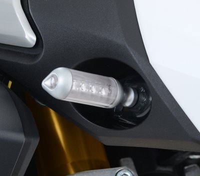 Adattatori per minifrecce anteriori per Suzuki 1000 V - Strom '14 - / GSX - S 1000 FA uso con minifrecce (minifrecce non incluse) - ENDURRAD