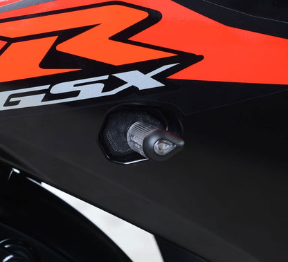 Adattatori per minifrecce anteriori per Suzuki GSX-R 125  - uso con minifrecce  (minifrecce non incluse) FAP0022BK R&G