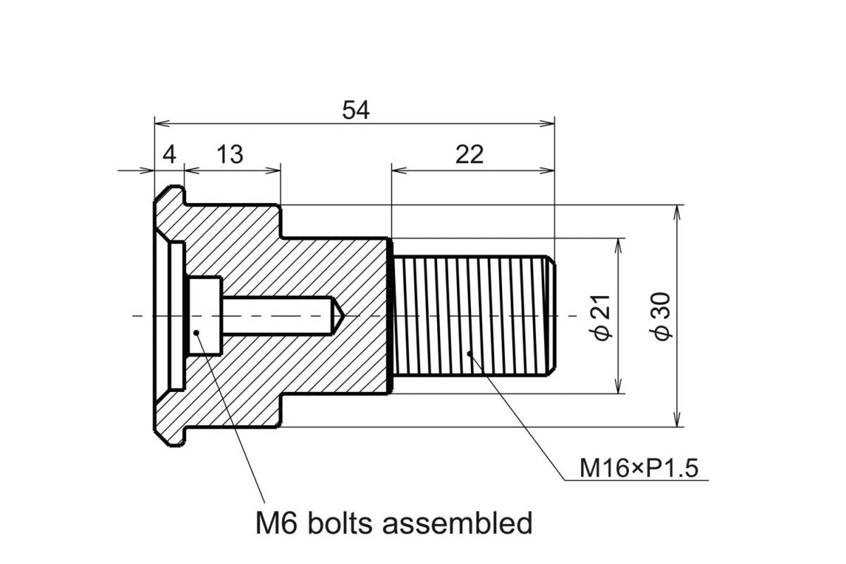 Adattatori specchietti bar - end a manubrio - YAMAHA 1 - ENDURRAD