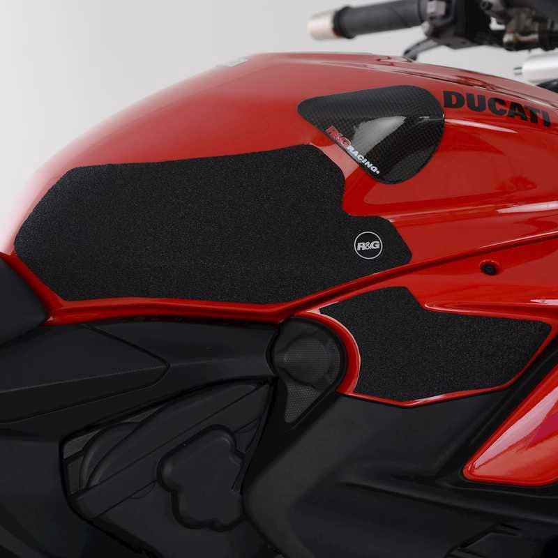 Adesivi Anti Scivolo Serbatoio 4 Pezzi Ducati Streetfighter V2 22 75444 Rg EZRG228BL - ENDURRAD