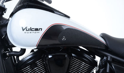 Adesivi antiscivolo serbatoio KAWASAKI VN 900 Custom '07 nero