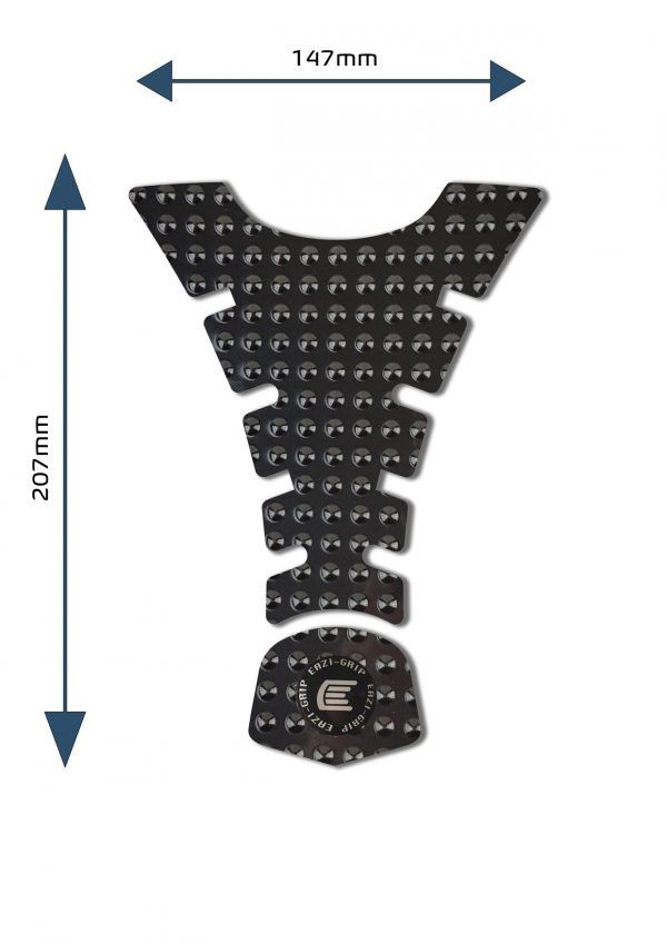 Adesivo per serbatoio moto centrale ed universale Design H - ENDURRAD