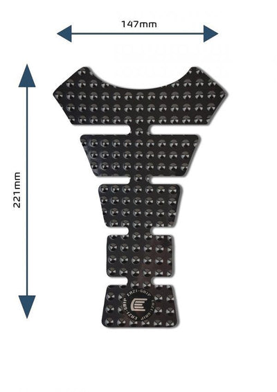 Adesivo per serbatoio moto universale e centrale Design F Eazi-Grip /