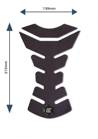 Adesivo serbatoio moto centrale universale Design D Eazi-Grip / Eazi-G