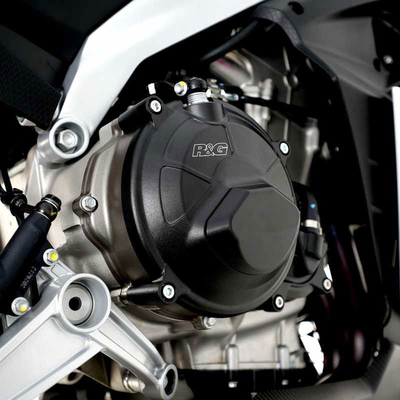 Protezione frizione DX + sfiato olio PRO R&G ECC0395PROBK Aprilia RS 660 / Tuono 660