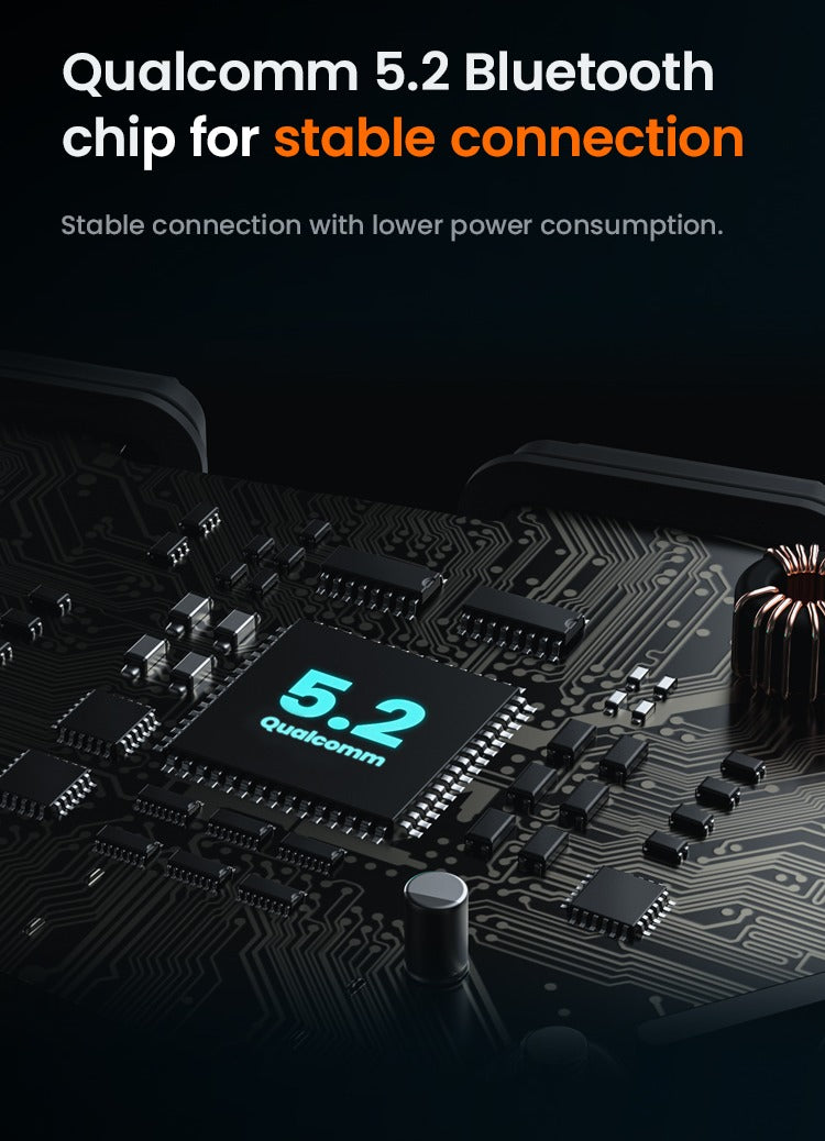 Bluetooth 5.2 chip for a stable connection