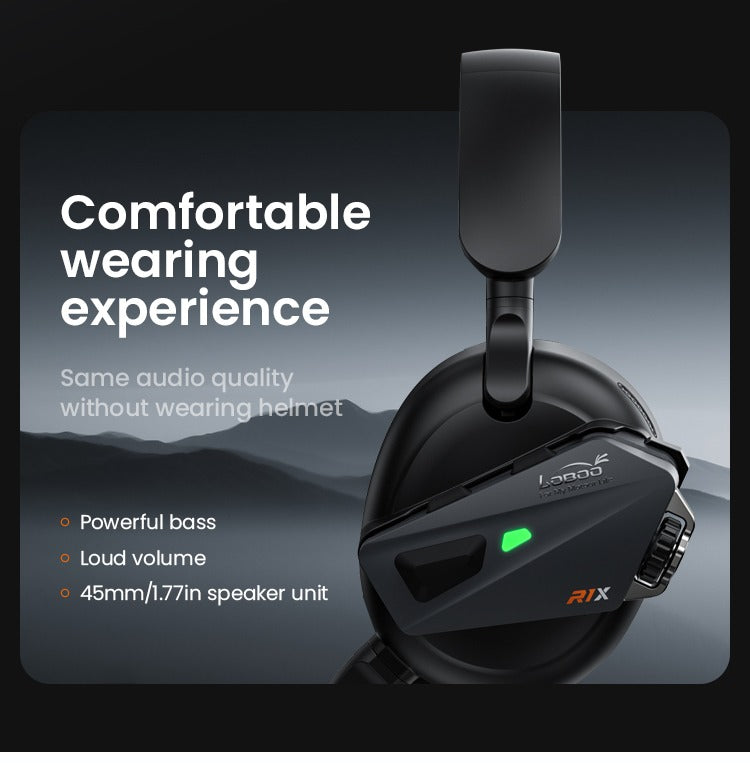 Comfortable even outside the helmet
