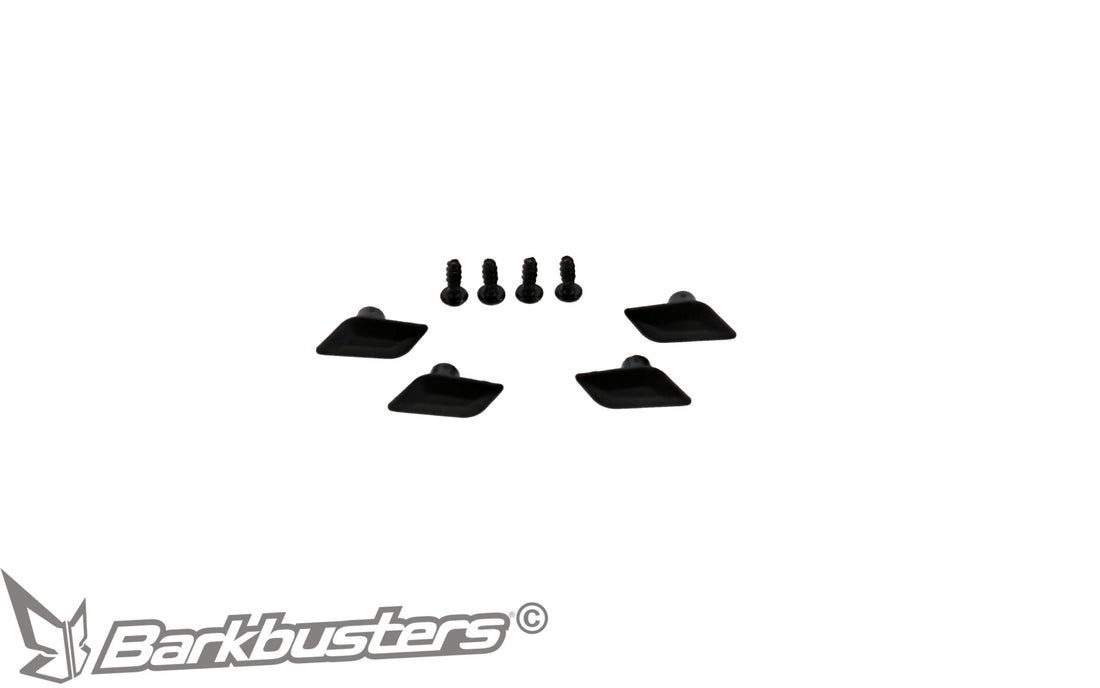Set di quattro tappi Barkbusters B-085 neri per paramani SABRE