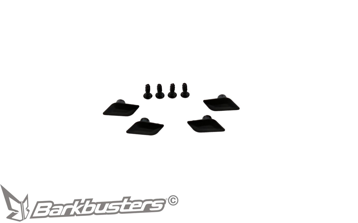 Set di quattro tappi Barkbusters B-085 neri per paramani SABRE