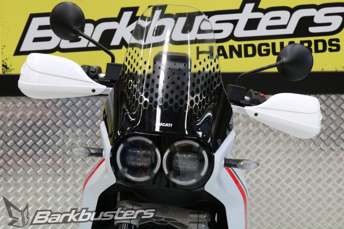 Barkbusters Kit montaggio paramani (NERO) - due punti di fissaggio: DUCATI DESERT X (‘22 - )/DESERT X RALLY ('22 - ) - ENDURRAD
