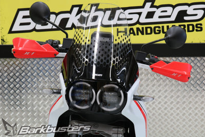 Barkbusters Kit montaggio paramani (NERO)- due punti di fissaggio: DUCATI DESERT X (‘22-)/DESERT X RALLY ('22-)