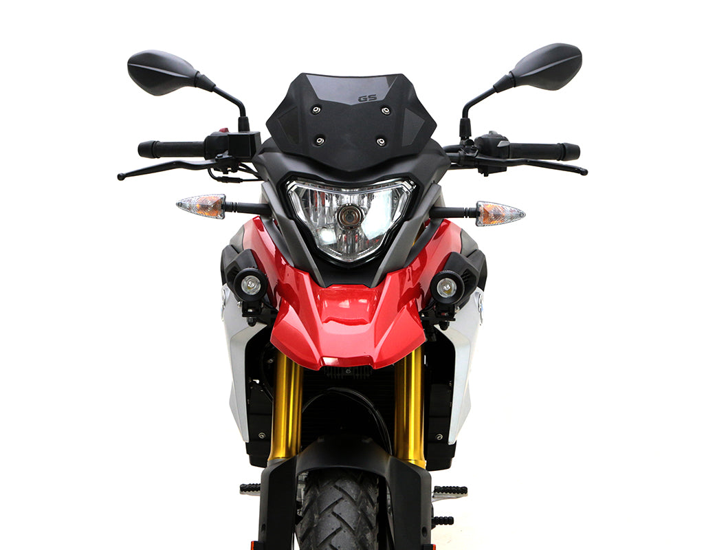 Supporto faretti DENALI montato sulla BMW G 310 GS
