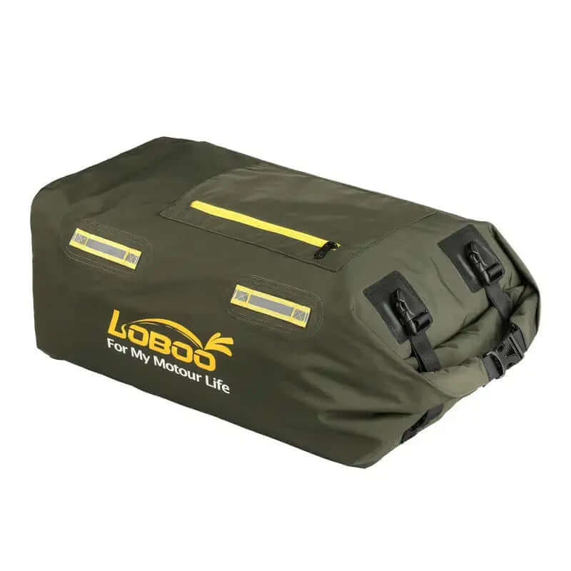 LOBOO BWB30 da 30 litri, disponibile in nero e verde militare con strisce riflettenti