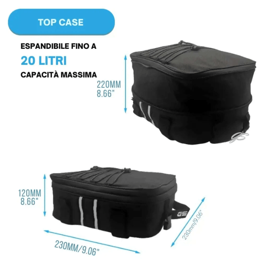 Additional bag for BMW GS top case - Endurrad.com
