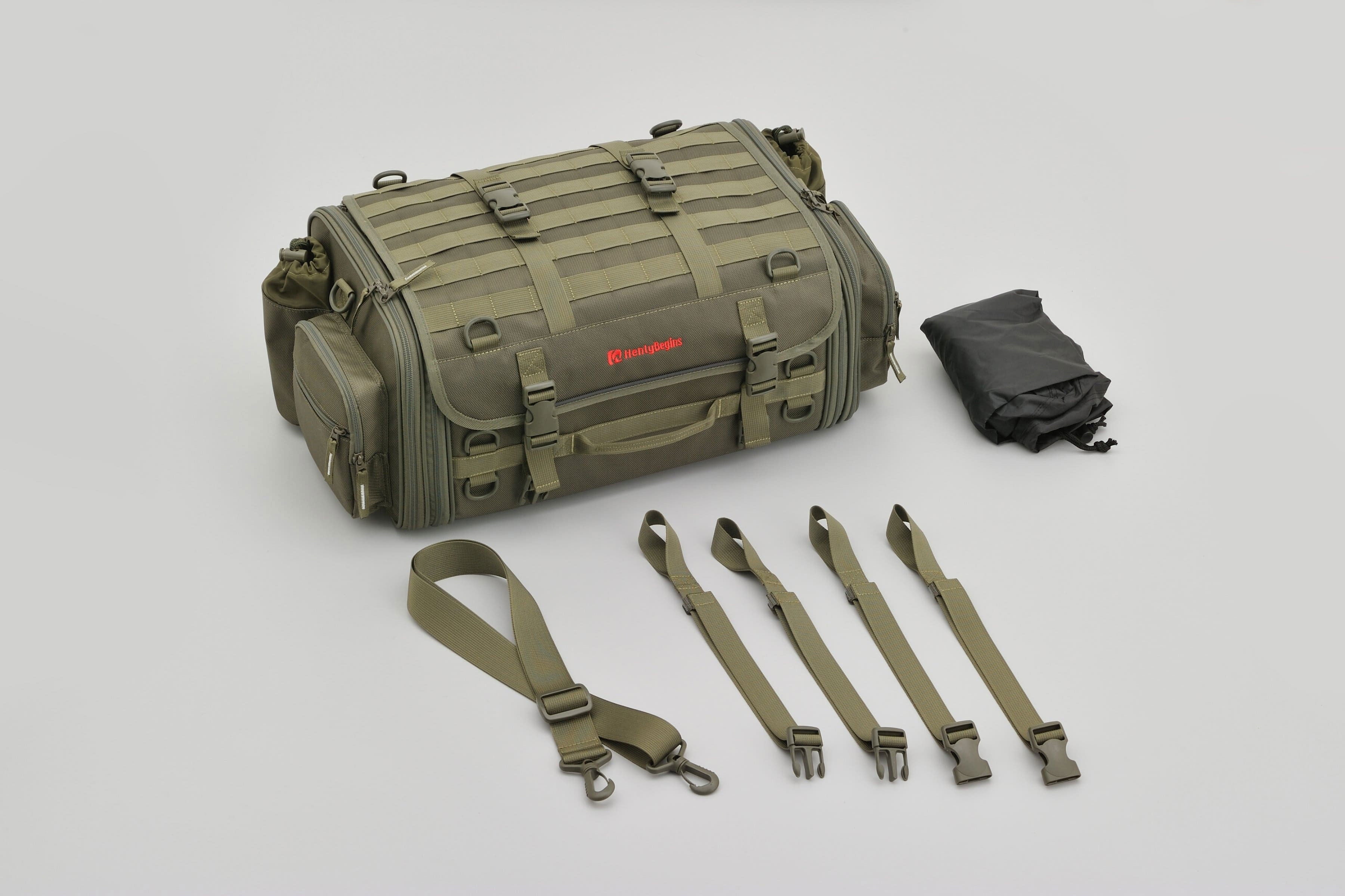 Borsa da sella "HENLYBEGINS" 33-42L DH-763 KHAKI