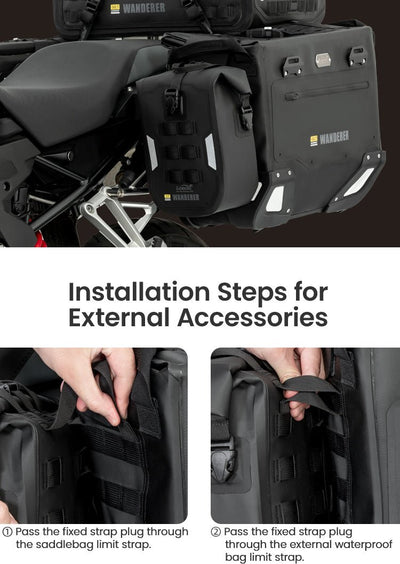 Borsa impermeabile 7L MOLLE LOBOO Wanderer - ENDURRAD