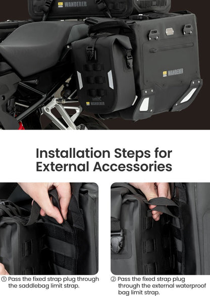 Borsa impermeabile 7L MOLLE LOBOO Wanderer - Endurrad.com