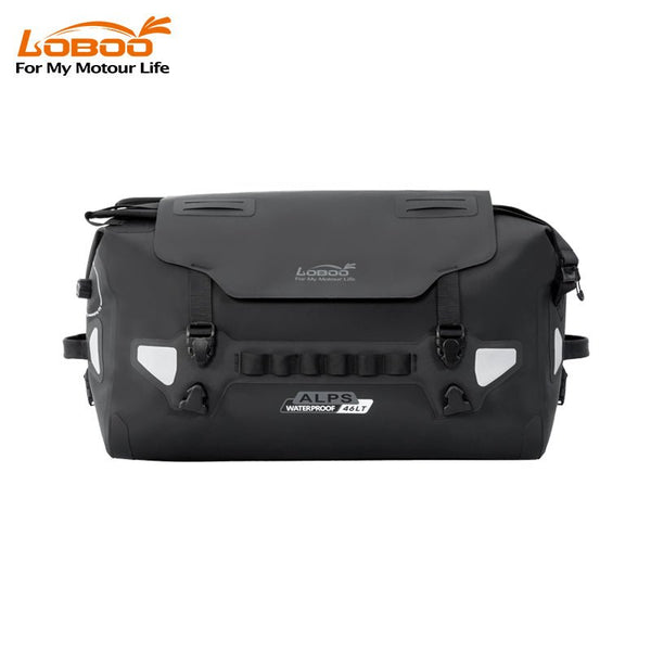 LOBOO ALPS 46 L – Borsa Posteriore Moto Impermeabile IPX7, 3 in 1