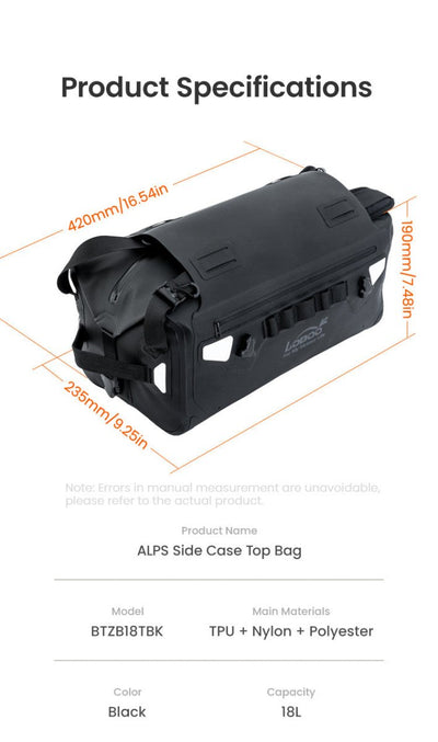 Borsa Posteriore aggiuntiva 18L TPU LOBOO ALPS - ENDURRAD