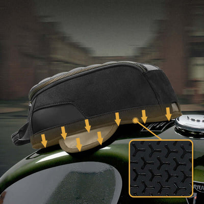 Vintage 3.5L magnetic tank bag - Endurrad.com