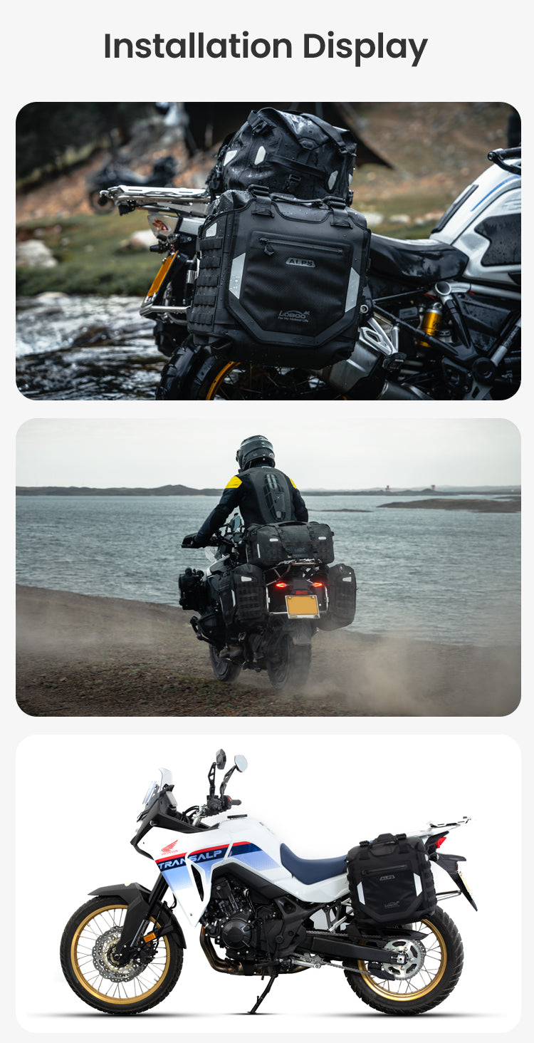 Montate su BMW GS e Honda XL750 Transalp