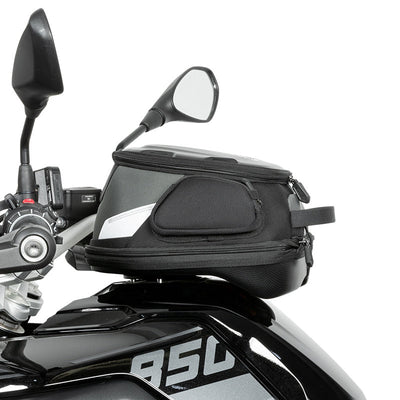 Borsa serbatoio LOBOO BTB15 montata, configurazione chiusa da 7 litri