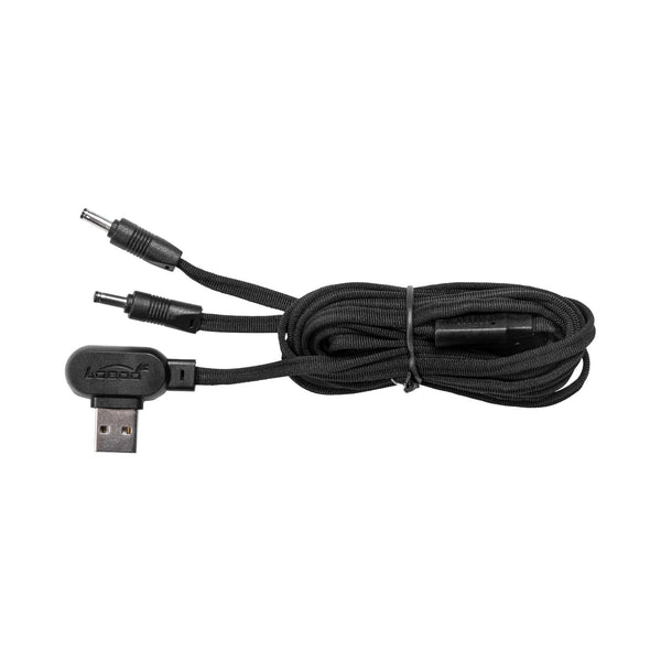 Cavo a Y USB per Guanti Riscaldati Moto | alimentazione da power bank 15 W