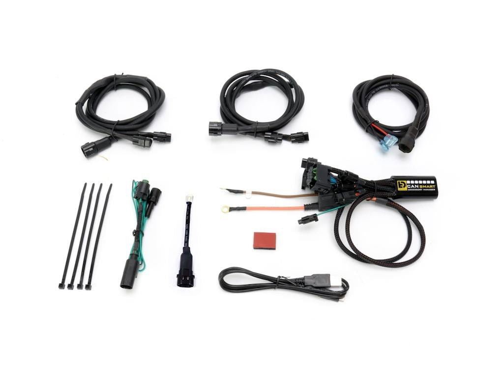 Centralina CANsmart DENALI per BMW R 1200, vista dei connettori