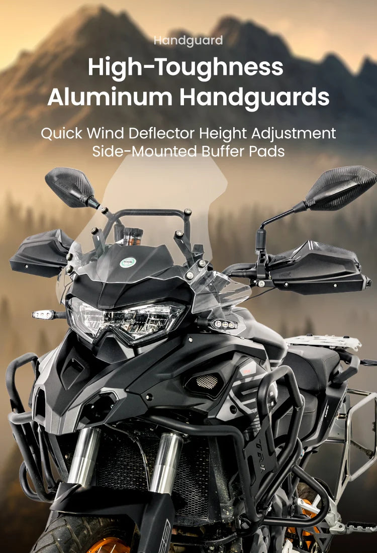Paramani in lega di alluminio per Benelli TRK 552X