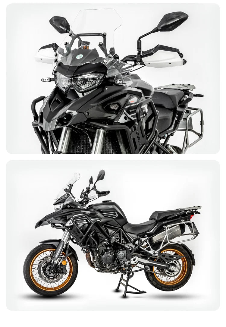 In posizione sulla moto