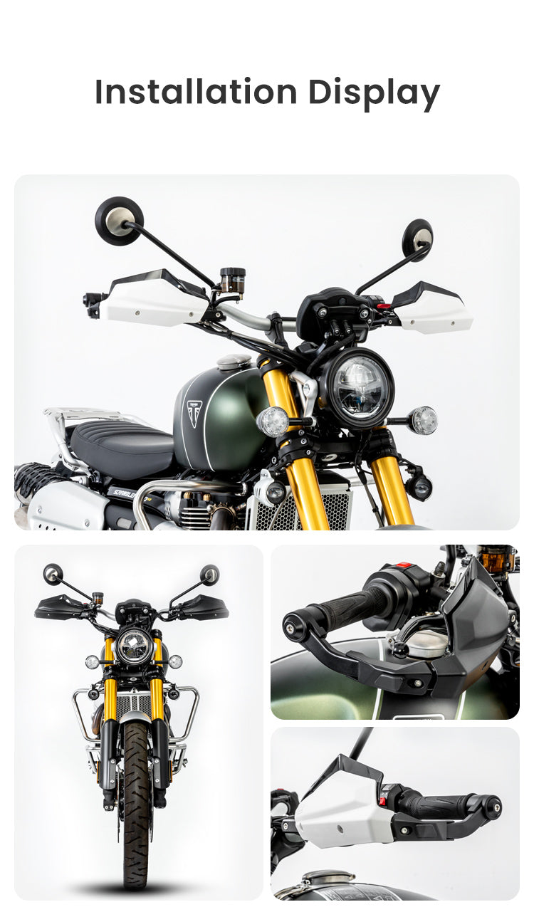 Montati sulla Triumph Scrambler 1200XE