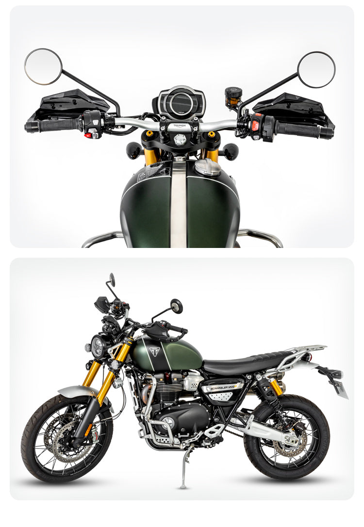 In posizione sulla moto